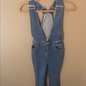 Flare leg boutique overalls